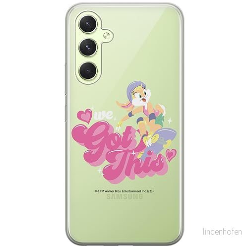 ERT GROUP mobiltelefonfodral för Samsung A54 5G originalt och officiellt licensierat Looney Tunes mönster Lola 004 optimalt anpassad till formen på mobiltelefonen, gedeeltelijk transparant 5905795065836