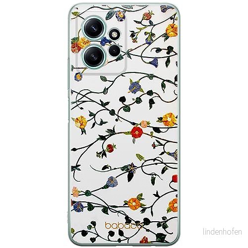 ERT GROUP mobiltelefonfodral för Xiaomi REDMI NOTE 12 4G originalt och officiellt licensierat Babaco mönster Flowers 008 optimalt anpassad till formen på mobiltelefonen, fodral tillverkad av TPU plast 5905511938871