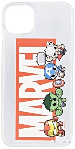 ERT GROUP mobiltelefonfodral för Apple Iphone 14 PLUS originalt och officiellt licensierat Marvel mönster 010 optimalt anpassad till formen på mobiltelefonen, gedeeltelijk transparant 5905131900692