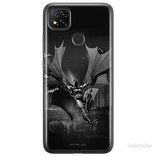 ERT GROUP mobiltelefonfodral för Xiaomi REDMI 9C originalt och officiellt licensierat DC mönster Batman 073 optimalt anpassad till formen på mobiltelefonen, fodral tillverkad av TPU plast 5905131509291