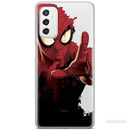 ERT GROUP mobiltelefonfodral för Samsung M52 5G originalt och officiellt licensierat Marvel mönster Spider Man 006 optimalt anpassad till formen på mobiltelefonen, gedeeltelijk transparant 5904805496295