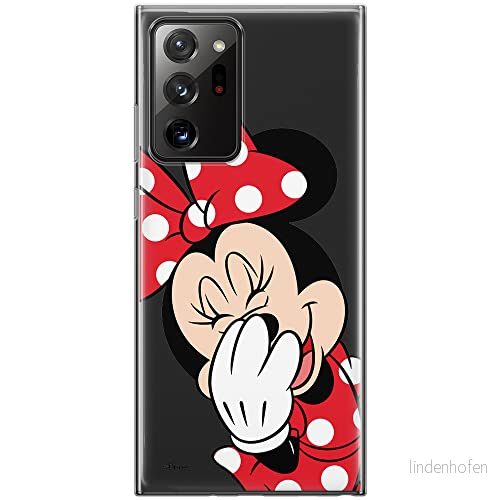 ERT GROUP mobiltelefonfodral för Samsung GALAXY NOTE 20 ULTRA originalt och officiellt licensierat Disney mönster Minnie 006 optimalt anpassad till formen på mobiltelefonen, gedeeltelijk transparant 5903932037081