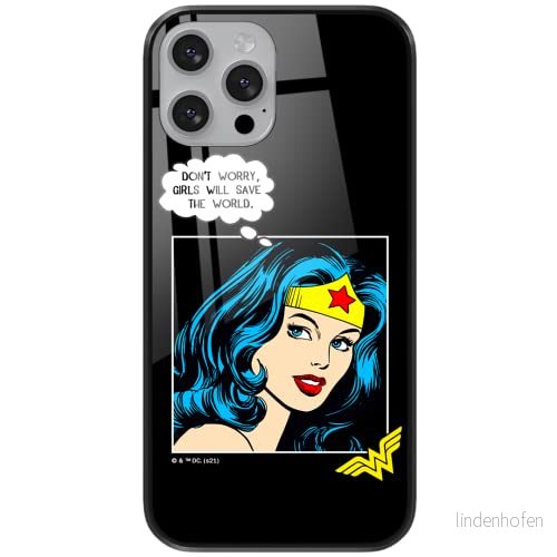 ERT GROUP mobiltelefonfodral för Apple Iphone 7/8/ SE 2/ 3 originalt och officiellt licensierat DC mönster Wonder Woman 028 tillverkad av härdat glas, anpassat till mobilens form, skyddsfodral 5903932942071