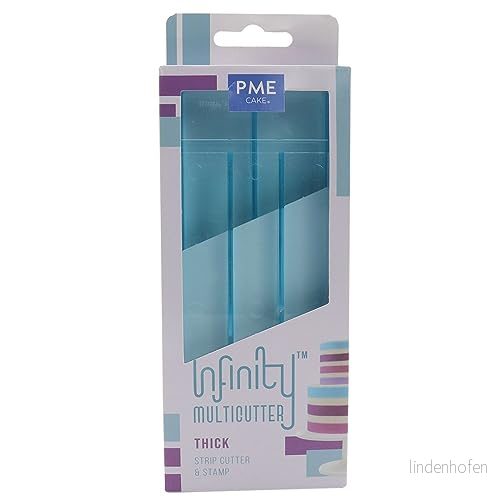 PME IMC200 Infinity MultiCutter Thin Stripes, Set med 2, Plast, Blå 5060543486261