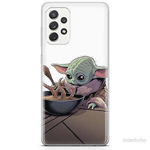 ERT GROUP mobiltelefonfodral för Samsung A33 5G originalt och officiellt licensierat Star Wars mönster Baby Yoda 027 optimalt anpassad till formen på mobiltelefonen, fodral tillverkad av TPU plast 5904805350214