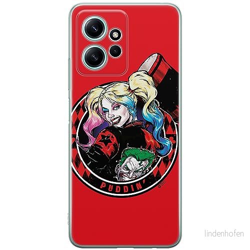 ERT GROUP mobiltelefonfodral för Xiaomi REDMI NOTE 12 4G originalt och officiellt licensierat DC mönster Harley Quinn 002 anpassad till formen på mobiltelefonen, fodral tillverkad av TPU plast 5905511942137