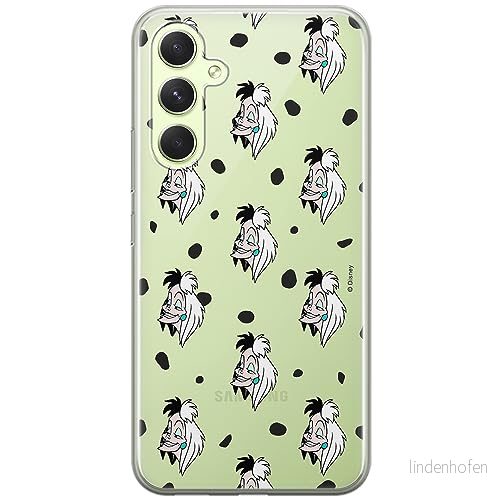 ERT GROUP mobiltelefonfodral för Samsung A54 5G originalt och officiellt licensierat Disney mönster Cruella 005 optimalt anpassad till formen på mobiltelefonen, gedeeltelijk transparant 5905511794521