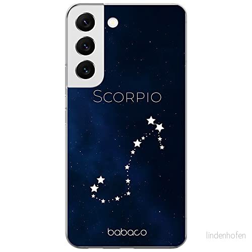 ERT GROUP mobiltelefonfodral för Samsung S22 originalt och officiellt licensierat Babaco mönster Zodiac Constellation 008 anpassad till formen på mobiltelefonen, fodral tillverkad av TPU plast 5904805305924