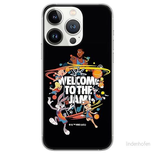ERT GROUP mobiltelefonfodral för Iphone 13 PRO MAX originalt och officiellt licensierat Looney Tunes mönster Space Jam 003 anpassad till formen på mobiltelefonen, fodral tillverkad av TPU plast 5905511019723