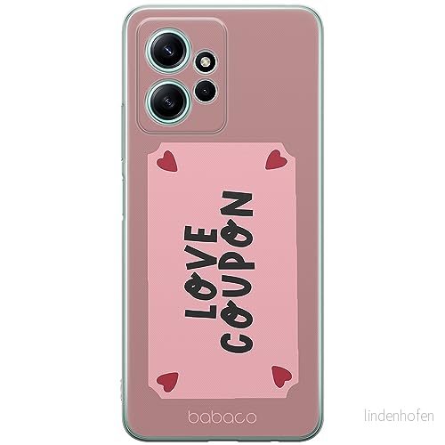 ERT GROUP mobiltelefonfodral för Xiaomi REDMI NOTE 12 4G originalt och officiellt licensierat Babaco mönster Love Coupon 001 anpassad till formen på mobiltelefonen, fodral tillverkad av TPU plast 5905511943462