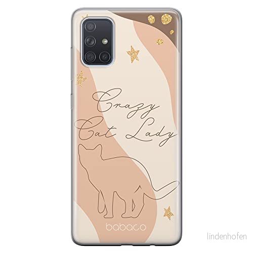 ERT GROUP mobiltelefonfodral för Samsung A71 originalt och officiellt licensierat Babaco mönster Cats 009 optimalt anpassad till formen på mobiltelefonen, fodral tillverkad av TPU plast 5905131064875
