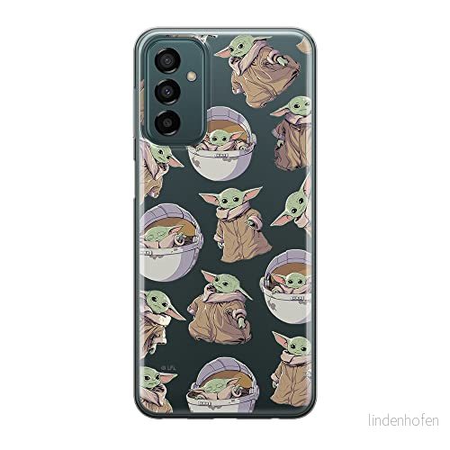 ERT GROUP mobiltelefonfodral för Samsung M13 4G/M23 5G/F23 originalt och officiellt licensierat Star Wars mönster Baby Yoda 028 anpassad till formen på mobiltelefonen, gedeeltelijk transparant 5905511368081