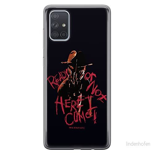 ERT GROUP mobiltelefonfodral för Samsung A71 5G originalt och officiellt licensierat Horror mönster Nightmare of Elm Street 007 anpassad till formen på mobiltelefonen, fodral tillverkad av TPU plast 5905511085025