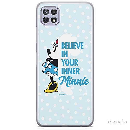 ERT GROUP mobiltelefonfodral för Samsung A22 5G originalt och officiellt licensierat Disney mönster Minnie 047 optimalt anpassad till formen på mobiltelefonen, fodral tillverkad av TPU plast 5903932803402