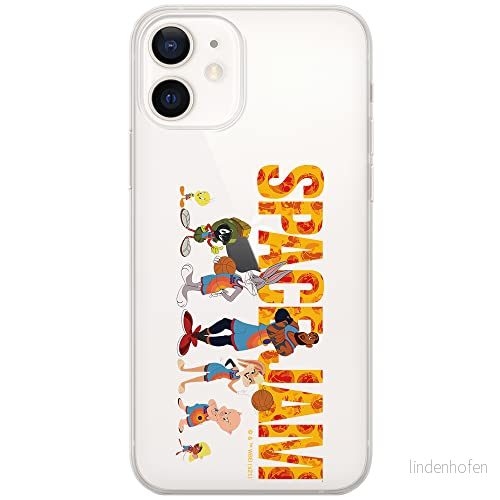 ERT GROUP mobiltelefonfodral för Iphone 12/12 PRO originalt och officiellt licensierat Looney Tunes mönster Space Jam 006 optimalt anpassad till formen på mobiltelefonen, gedeeltelijk transparant 5905511027063