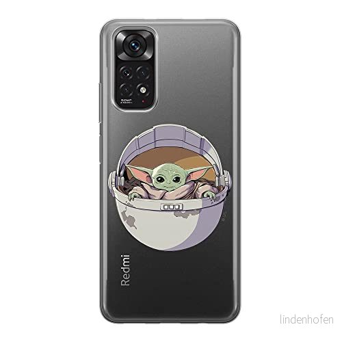 ERT GROUP mobiltelefonfodral för Xiaomi REDMI NOTE 11S 4G / 11 originalt och officiellt licensierat Star Wars mönster Baby Yoda 026, gedeeltelijk transparant 5905511565480