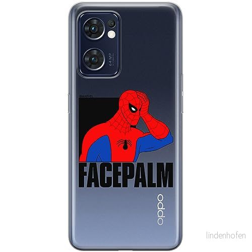 ERT GROUP mobiltelefonfodral för Oppo RENO 7 5G originalt och officiellt licensierat Marvel mönster Spider Man 029 optimalt anpassad till formen på mobiltelefonen, gedeeltelijk transparant 5905795005955