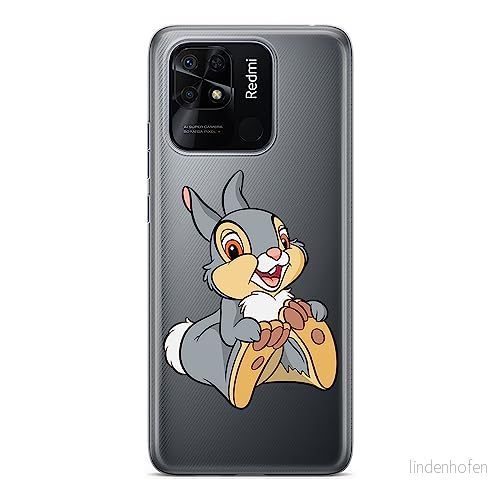 ERT GROUP mobiltelefonfodral för Xiaomi REDMI 10C originalt och officiellt licensierat Disney mönster Thumper 002 optimalt anpassad till formen på mobiltelefonen, gedeeltelijk transparant 5905511547592