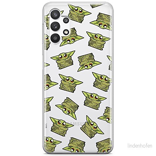 ERT GROUP mobiltelefonfodral för Samsung A32 5G originalt och officiellt licensierat Star Wars mönster Baby Yoda 008 optimalt anpassad till formen på mobiltelefonen, gedeeltelijk transparant 5903040054208