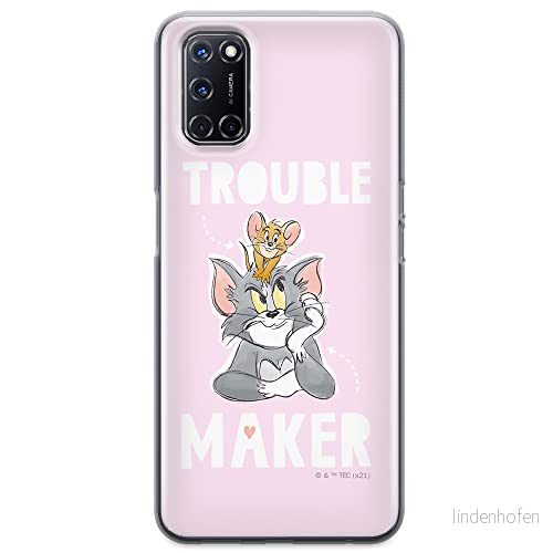 ERT GROUP mobiltelefonfodral för Oppo A92/ A72/ A52 originalt och officiellt licensierat Tom and Jerry mönster 006 optimalt anpassad till formen på mobiltelefonen, fodral tillverkad av TPU plast 5904805251900