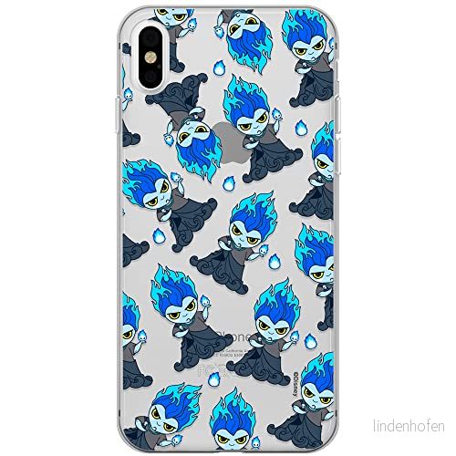 ERT GROUP mobiltelefonfodral för Iphone XS Max originalt och officiellt licensierat Disney mönster Hades 002 optimalt anpassad till formen på mobiltelefonen, gedeeltelijk transparant 5905131419088