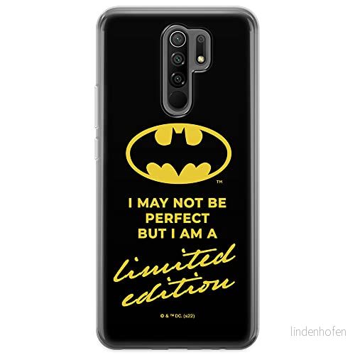 ERT GROUP mobiltelefonfodral för Xiaomi REDMI 9 originalt och officiellt licensierat DC mönster Batman 062 optimalt anpassad till formen på mobiltelefonen, fodral tillverkad av TPU plast 5905131514912