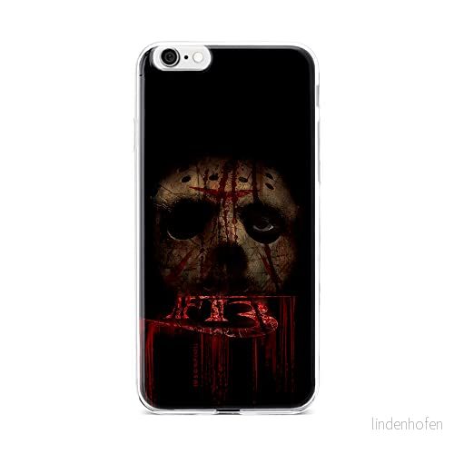 ERT GROUP mobiltelefonfodral för Iphone 6 PLUS originalt och officiellt licensierat Horror mönster Friday the 13th 013 optimalt anpassad till formen på mobiltelefonen, fodral tillverkad av TPU plast 5905511109394