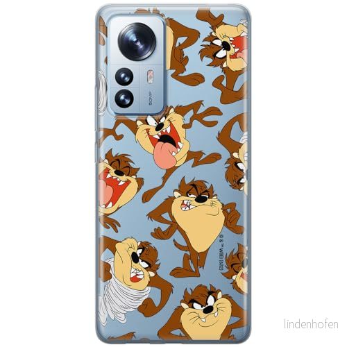ERT GROUP mobiltelefonfodral för Xiaomi 12 PRO originalt och officiellt licensierat Looney Tunes mönster Tasmanian 005 optimalt anpassad till formen på mobiltelefonen, gedeeltelijk transparant 5905511624880