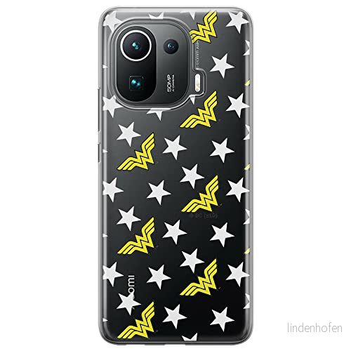 ERT GROUP mobiltelefonfodral för Xiaomi MI 11 PRO originalt och officiellt licensierat DC mönster Wonder Woman 007 optimalt anpassad till formen på mobiltelefonen, gedeeltelijk transparant 5903932721812