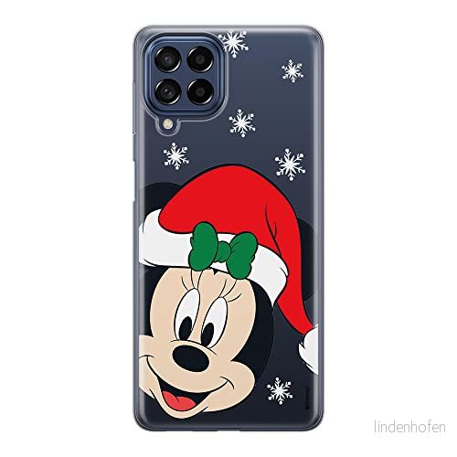 ERT GROUP mobiltelefonfodral för Samsung M53 5G originalt och officiellt licensierat Disney mönster Minnie 060 optimalt anpassad till formen på mobiltelefonen, gedeeltelijk transparant 5905511380731