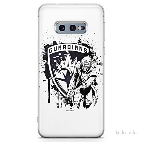 ERT GROUP mobiltelefonfodral för Samsung S10e originalt och officiellt licensierat Marvel mönster Star Lord 002 Vit optimalt anpassad till formen på mobiltelefonen, fodral tillverkad av TPU plast 5902980162851
