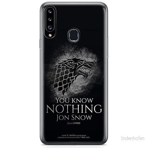 ERT GROUP mobiltelefonfodral för Samsung A20S originalt och officiellt licensierat Game od Thrones mönster of 020 anpassad till formen på mobiltelefonen, fodral tillverkad av TPU plast 5903932693799
