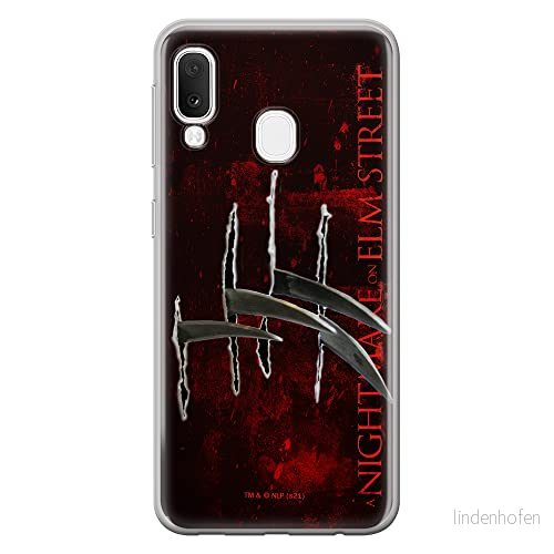 ERT GROUP mobiltelefonfodral för Samsung A20e originalt och officiellt licensierat Horror mönster Nightmare of Elm Street 004 anpassad till formen på mobiltelefonen, fodral tillverkad av TPU plast 5905511078058