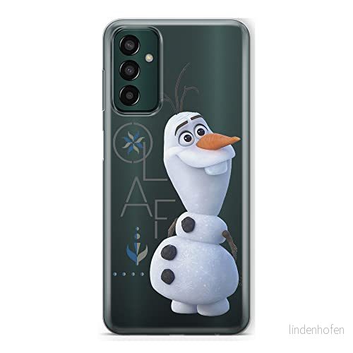 ERT GROUP mobiltelefonfodral för Samsung M13 4G originalt och officiellt licensierat Disney mönster Olaf 004 optimalt anpassad till formen på mobiltelefonen, gedeeltelijk transparant 5905511322052