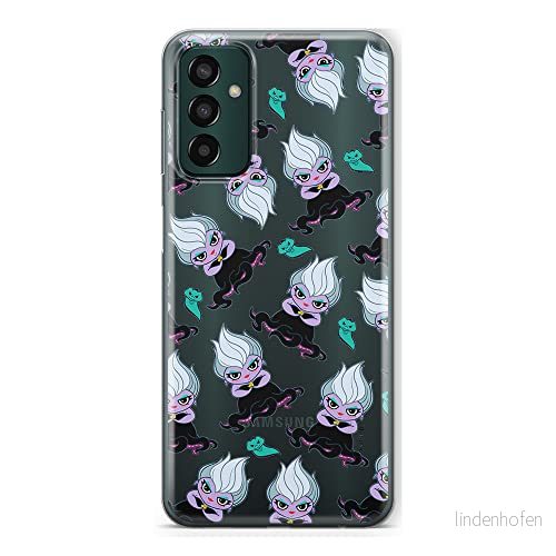ERT GROUP mobiltelefonfodral för Samsung M13 4G originalt och officiellt licensierat Disney mönster Ursula 005 optimalt anpassad till formen på mobiltelefonen, gedeeltelijk transparant 5905511335144