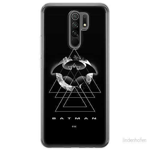 ERT GROUP mobiltelefonfodral för Xiaomi REDMI 9 originalt och officiellt licensierat DC mönster Batman 009 optimalt anpassad till formen på mobiltelefonen, fodral tillverkad av TPU plast 5903040306918