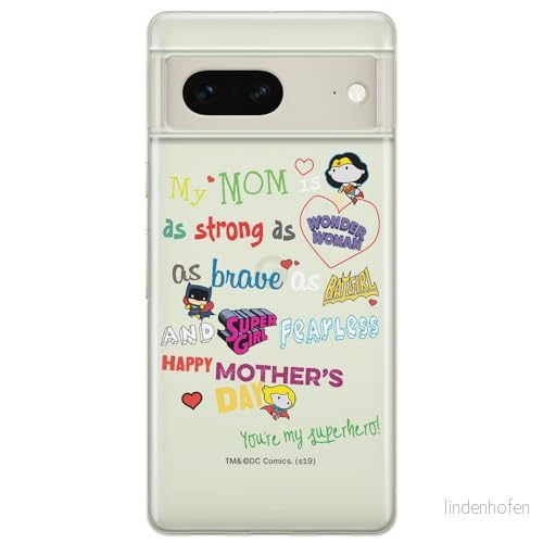 ERT GROUP mobiltelefonfodral för Google PIXEL 7 originalt och officiellt licensierat DC mönster Super Girls 004 optimalt anpassad till formen på mobiltelefonen, gedeeltelijk transparant 5905795158323