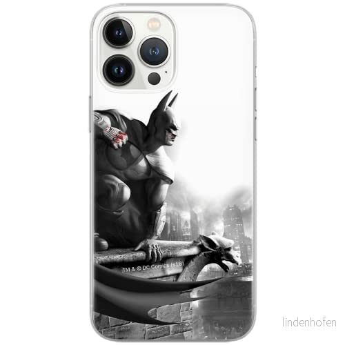 ERT GROUP mobiltelefonfodral för Samsung S10 PLUS originalt och officiellt licensierat DC mönster Batman 017 Vit optimalt anpassad till formen på mobiltelefonen, fodral tillverkad av TPU plast 5902980051872