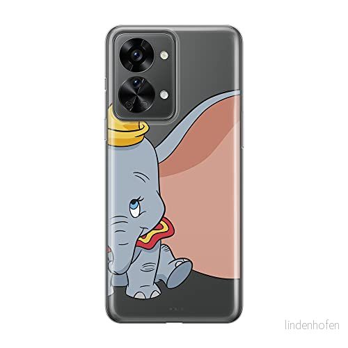 ERT GROUP mobiltelefonfodral för Oneplus NORD 2T 5G originalt och officiellt licensierat Disney mönster Dumbo 007 optimalt anpassad till formen på mobiltelefonen, gedeeltelijk transparant 5905511263898