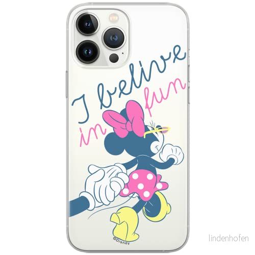 ERT GROUP mobiltelefonfodral för Samsung S21 PLUS originalt och officiellt licensierat Disney mönster Minnie 005 optimalt anpassad till formen på mobiltelefonen, gedeeltelijk transparant 5903932397888