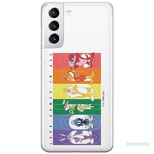 ERT GROUP mobiltelefonfodral för Samsung S21 originalt och officiellt licensierat Looney Tunes mönster 014 optimalt anpassad till formen på mobiltelefonen, fodral tillverkad av TPU plast 5905511997939