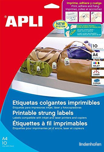 ALPI 11946 självhäftande etiketter (förpackning med 10 ark A4750 etiketter) 8410782119463