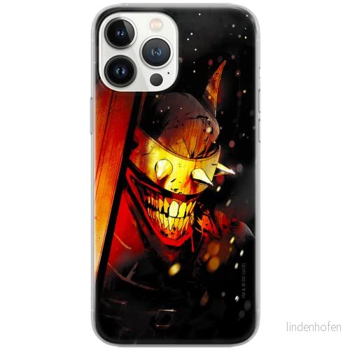 ERT GROUP mobiltelefonfodral för Apple Iphone 6/6S originalt och officiellt licensierat DC mönster Batman Who Laughs 005 Vit anpassad till formen på mobiltelefonen, fodral tillverkad av TPU plast 5902980683554