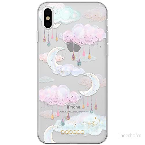 ERT GROUP mobiltelefonfodral för Apple Iphone XS Max originalt och officiellt licensierat Babaco mönster Sky 001 Vit optimalt anpassad till formen på mobiltelefonen, gedeeltelijk transparant 5904805420238