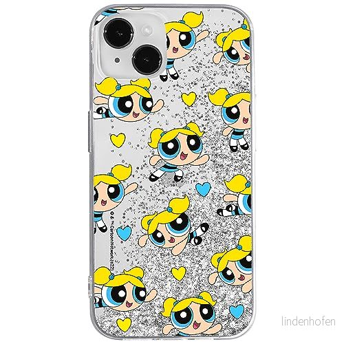 ERT GROUP mobiltelefonfodral för Apple Iphone 14 PLUS originalt och officiellt licensierat The Powerpuff Girls mönster 008, med glitter overflow effekt 5905511958763
