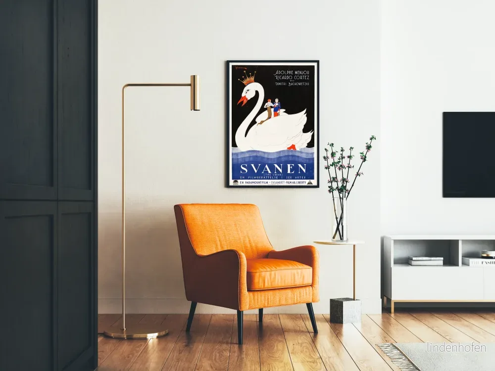 Vintagefilmposter The Swan med Kungssvan och Par - Bild 2