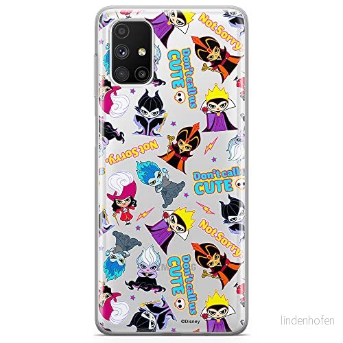 ERT GROUP mobiltelefonfodral för Samsung M51 originalt och officiellt licensierat Disney mönster Villains 008 optimalt anpassad till formen på mobiltelefonen, gedeeltelijk transparant 5905131389435