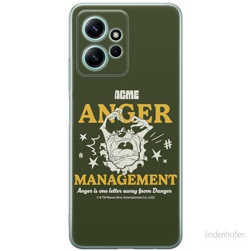 ERT GROUP mobiltelefonfodral för Xiaomi REDMI NOTE 12 4G originalt och officiellt licensierat Looney Tunes mönster Tasmanian 006, fodral tillverkad av TPU plast 5905795135515