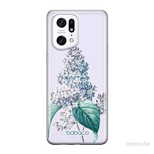 ERT GROUP mobiltelefonfodral för Oppo FIND X5 PRO originalt och officiellt licensierat Babaco mönster Flowers 024 optimalt anpassad till formen på mobiltelefonen, fodral tillverkad av TPU plast 5905511413316