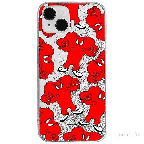 ERT GROUP mobiltelefonfodral för Apple Iphone 14 PLUS originalt och officiellt licensierat Looney Tunes mönster Gossamer 001 anpassad till formen på mobiltelefonen, med glitter overflow effekt 5905511672355